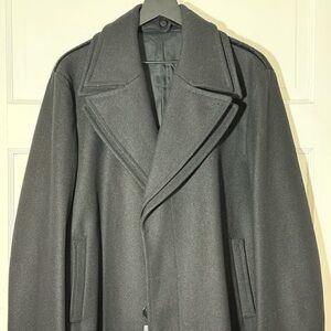 Emporio Armani Charcoal Trench Coat